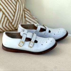 Girls FootMates Danielle 3 - size 13 - white